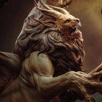 Estátua Colecionador - Ciri vs Manticore