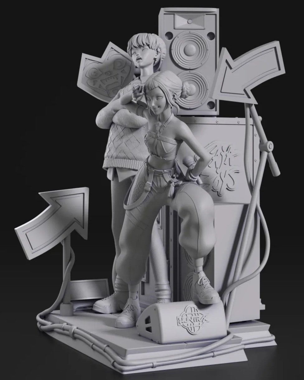 Estátua Colecionador - Zoey & Baby Saja KPop