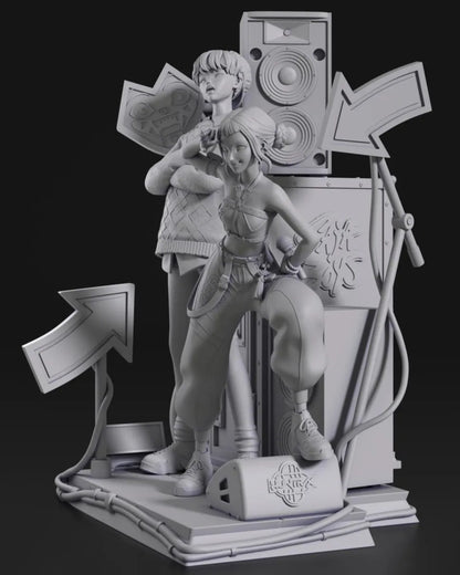 Estátua Colecionador - Zoey & Baby Saja KPop