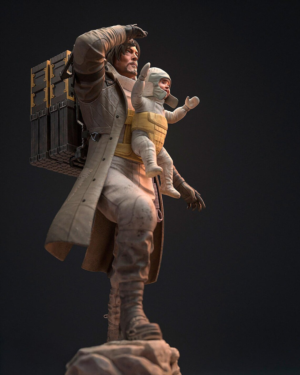 Estátua Colecionador - Sam Porter Bridges c/ Lou