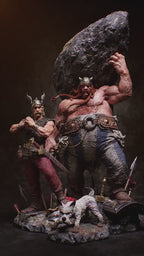 Estátua Colecionador - Asterix & Obelix