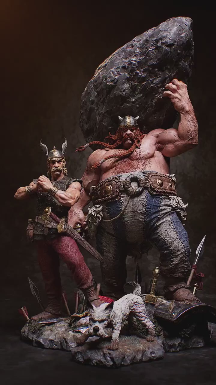 Estátua Colecionador - Asterix & Obelix