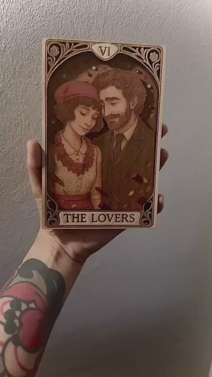 Tarot Card Gustave &amp; Sophie - Clair Obscur: Expedition 33