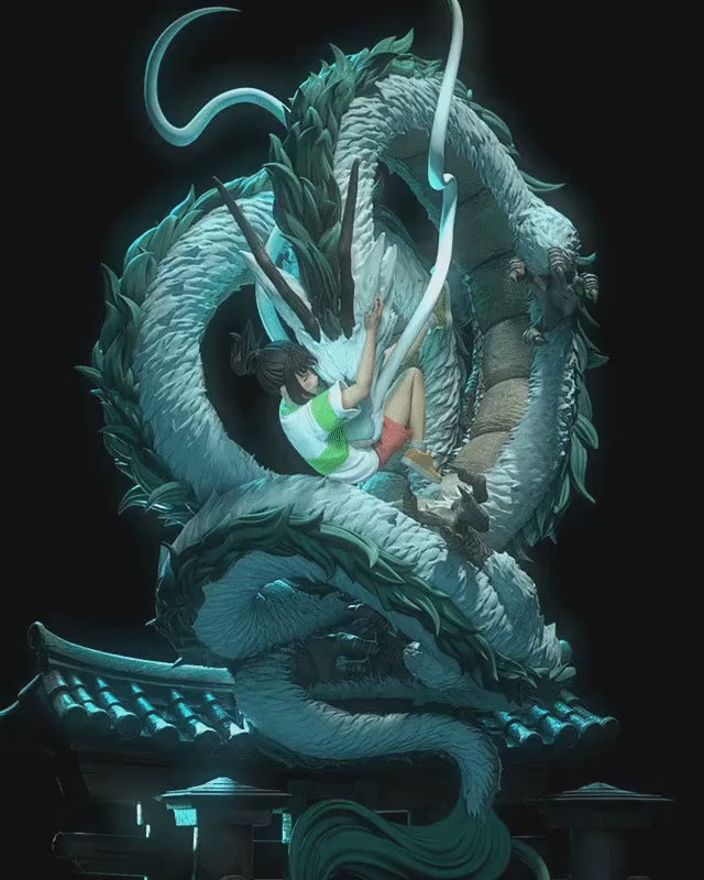 Estátua Colecionador - Chihiro & Haku