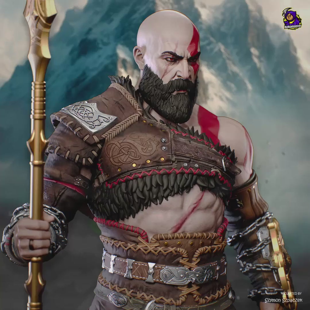 Estátua Colecionador - Kratos