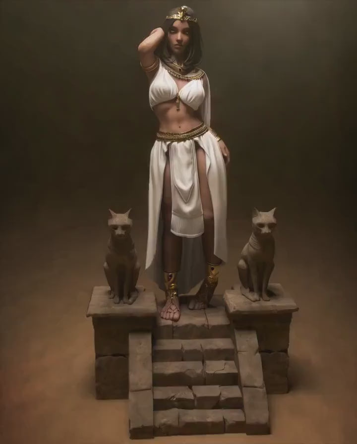 Estátua Colecionador - Cleópatra